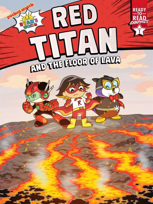 Cover image for Red Titan and the Floor of Lava: Ready-to-Read Graphics Level 1